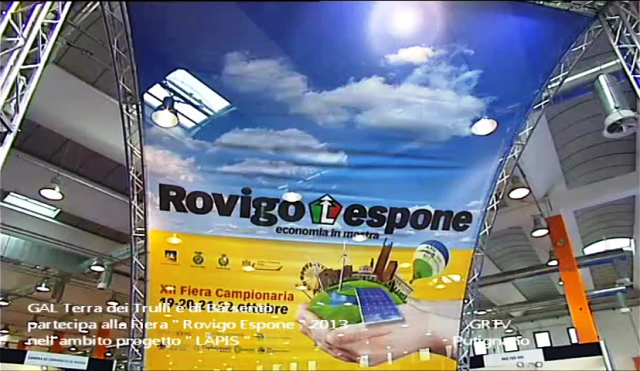 GAL Terra dei Trulli e di Barsento partecipa alla Fiera " Rovigo Espone " 2013