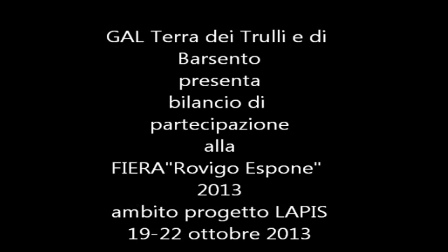 GAL Terra dei Trulli e di Barsento-Fiera "Rovigo Espone" 2013